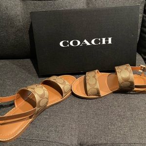 COACH NIB Henny Sandals!